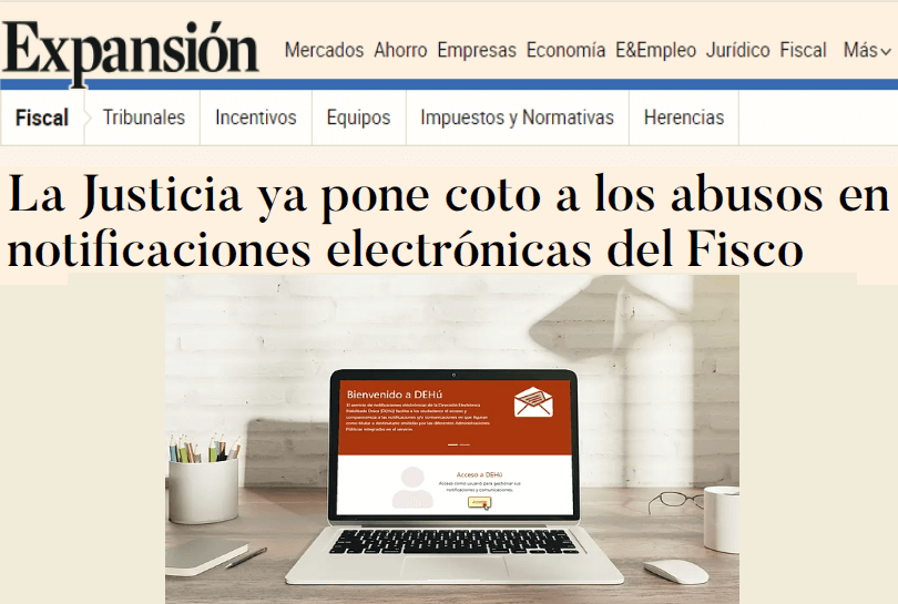 La Justicia ya pone coto a los abusos en notificaciones electrónicas del Fisco